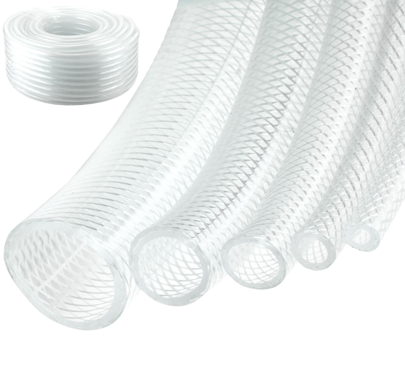 Schlauchland PVC Schlauch FDA lebensmittelecht ID 12mm *** Gewebeschlauch Luftschlauch Benzinschlauch von Schlauchland