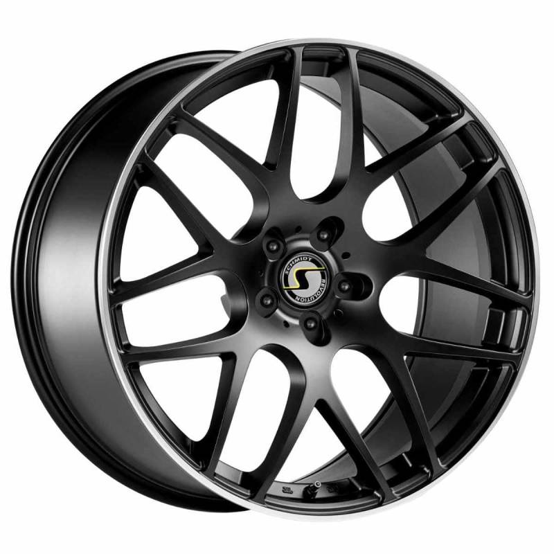 Schmidt Felge Gambit 10.5Jx22 ET24 5x112 SatinBlack Hornpoliert kompatibel mit Audi Q7 MKII Typ 4M, RS6 Typ 4G/C7 V8, RS7 Typ 4G, SQ7 von Schmidt Revolution