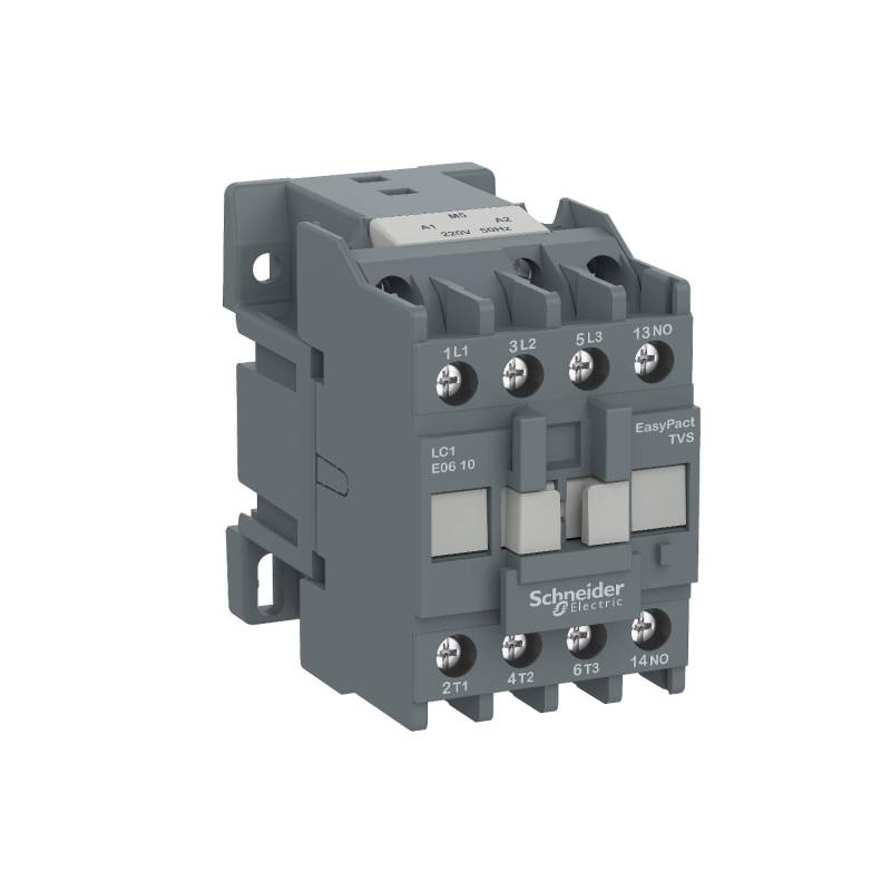 Schneider Electric EasyPact LC1E Leistungsschütz / 220 V ac Spule, 3 -polig 3 NO (Schließer), 400 V / 9 A, von Schneider Electric