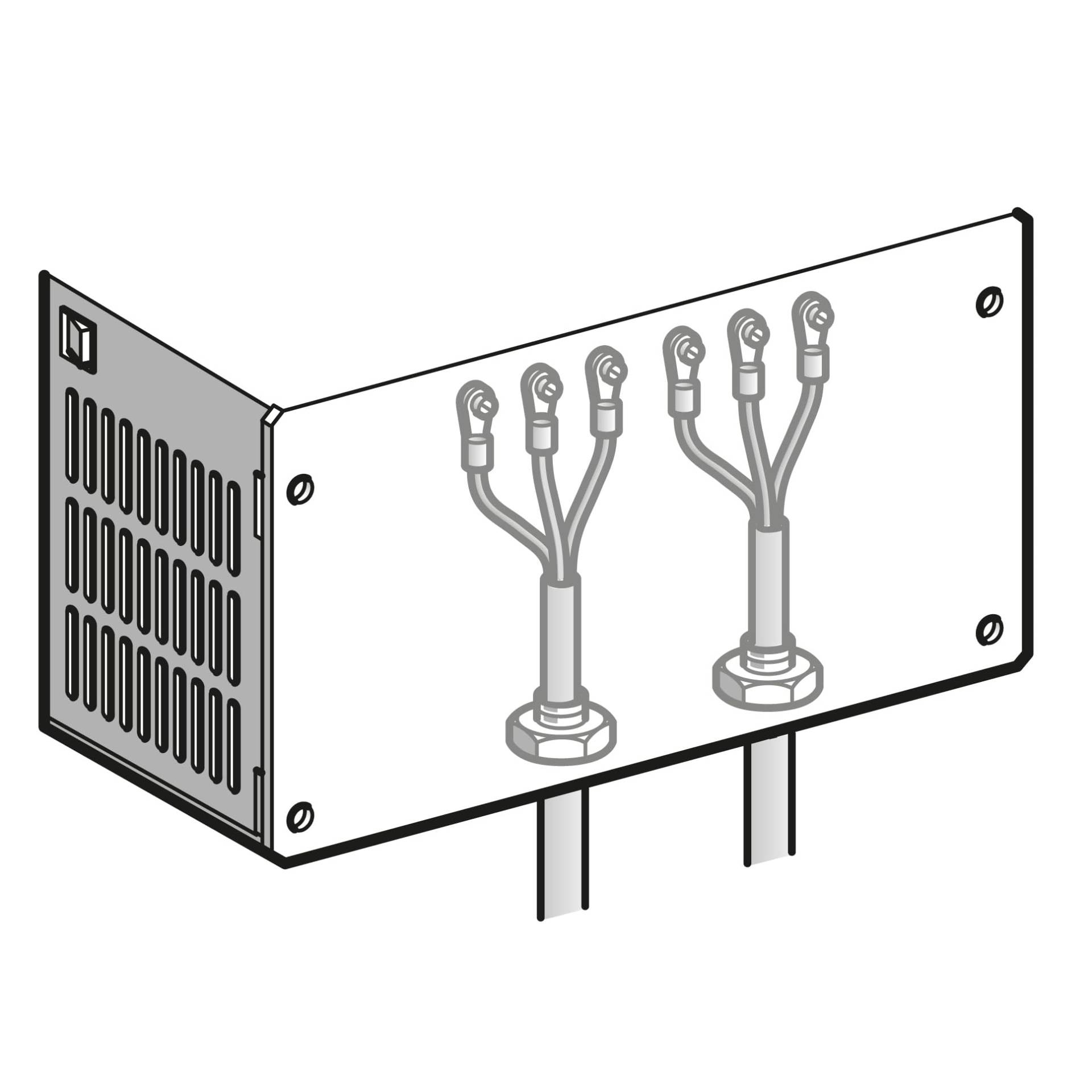 Schneider Electric VW3A31816 Konformitäts-Set UL, Kit für Ul Typ 1, Montage unter variabler Geschwindigkeit von Schneider Electric