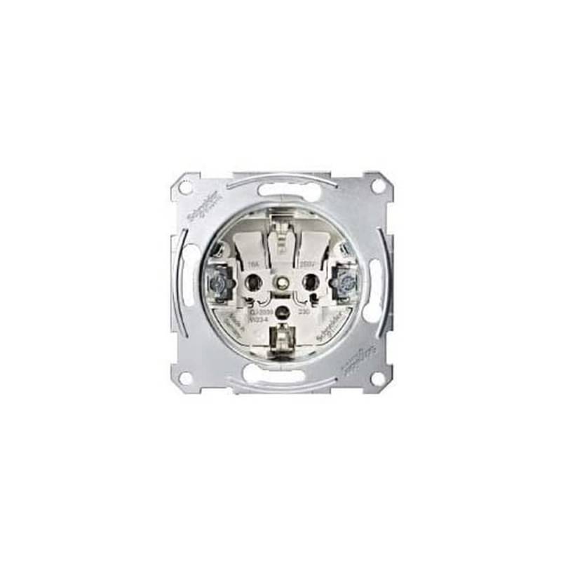 Schneider Electric mgu3.057.30 Boden Schuko 16 A 230 V Anschluss Rapida ohne Schrauben Aluminium von Schneider Electric