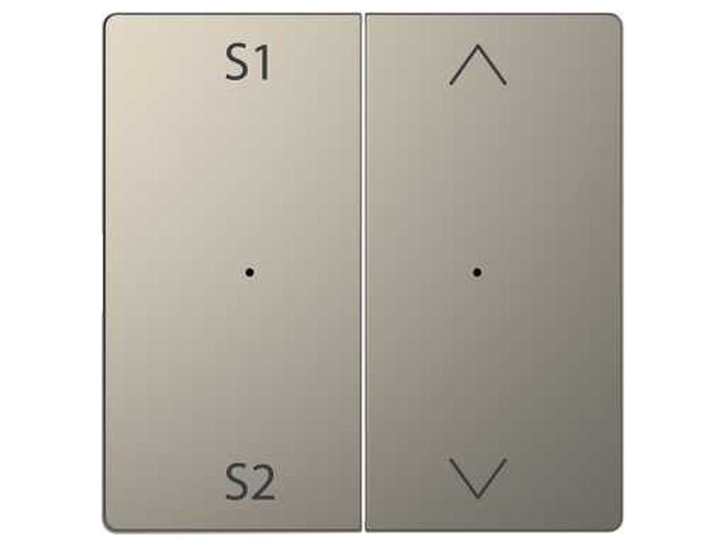 Schneider Electric mtn5227 – 6050-Taste Taste für Regulierung Der Szenen-Jalousieaktor-Palette d-life, Nickel von Schneider Electric