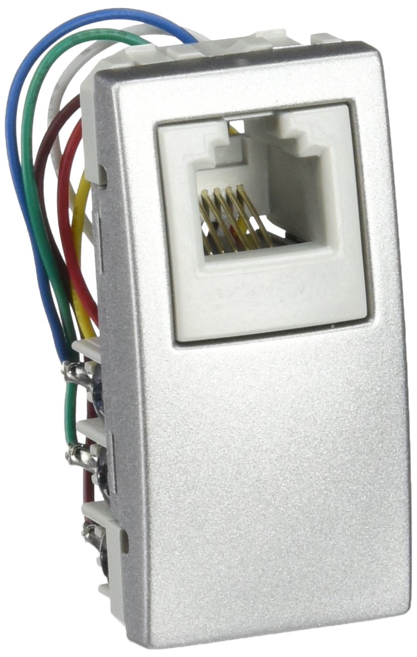 Schneider Electric u3.491.30 Antennen Telefon RJ12 6, Kontakte, Aluminium von Schneider Electric