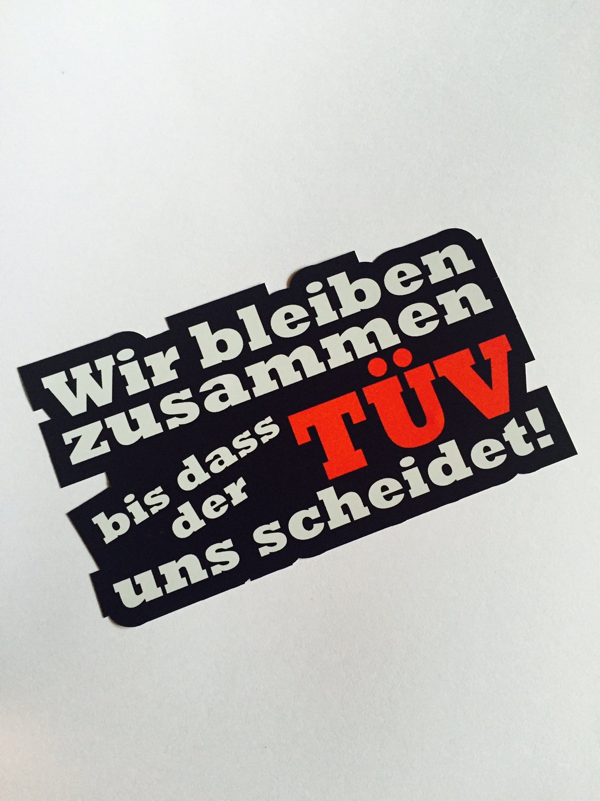 Bis der Tüv SHOCKER Auto Aufkleber JDM OEM Tuning Stickerbomb Fun von Schönheits Shop