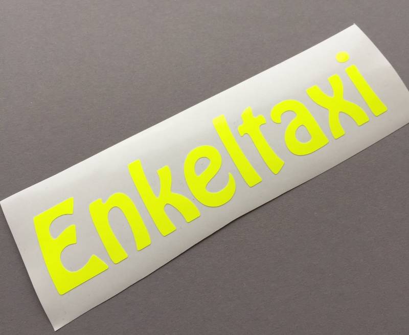 Enkeltaxi NEON GELB Auto Aufkleber Tuning Sticker bomb Dub JDM Shocker dapper illest von Schönheits Shop