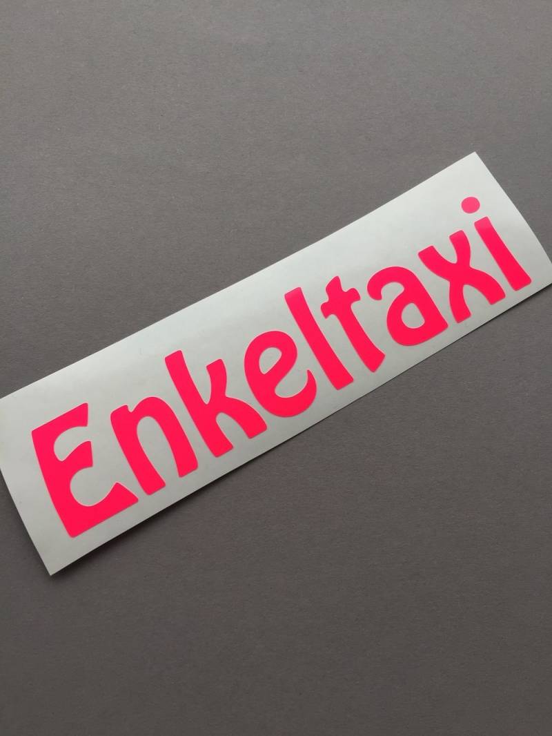 Schönheits Shop Enkeltaxi NEON PINK Auto Aufkleber Tuning Sticker Bomb Dub JDM Shocker Dapper Illest von Schönheits Shop