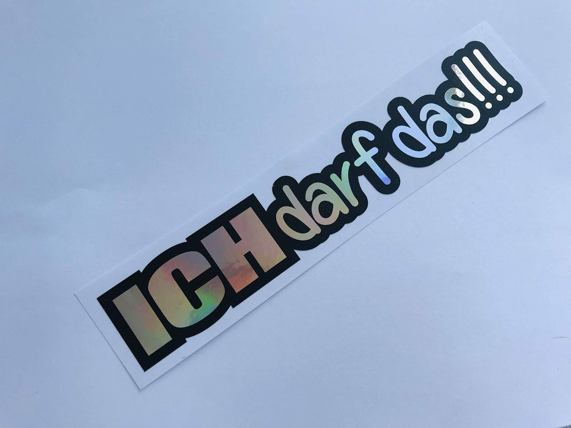 Schönheits Shop Ich darf das Oilslick uv Autoaufkleber Flip Flop Tuning Sticker Decal Illest Aufkleber Shocker von Schönheits Shop