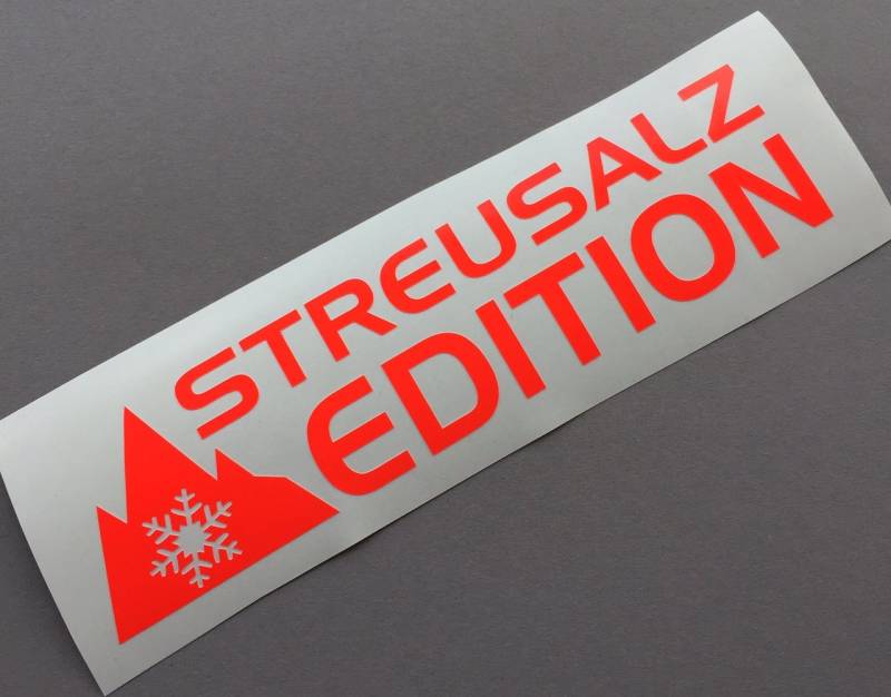 Streusalz Edition NEON ROT Shocker Auto Aufkleber JDM Tuning dapper illest Winter Drift von Schönheits Shop