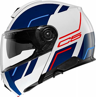 Schuberth C5 Master, Klapphelm - Blau/Weiß/Rot/Hellblau - L (58/59) von Schuberth