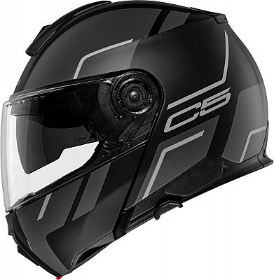 Schuberth C5 Master, Klapphelm - Matt Schwarz/Dunkelgrau/Weiß - 3XL (64/65) von Schuberth