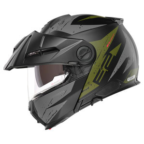 Schuberth E2 Explorer Green Klapphelm Matt Schwarz Grün Anthrazit von Schuberth