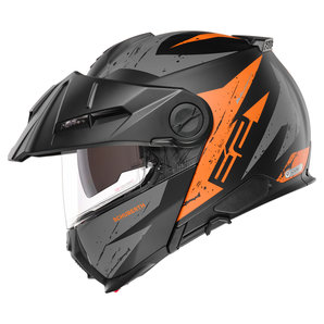 Schuberth E2 Explorer Orange Klapphelm Matt Schwarz Anthrazit von Schuberth