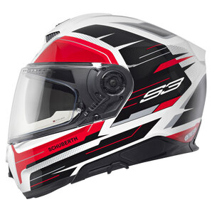 Schuberth S3 Apex Integralhelm Weiss Schwarz Rot von Schuberth