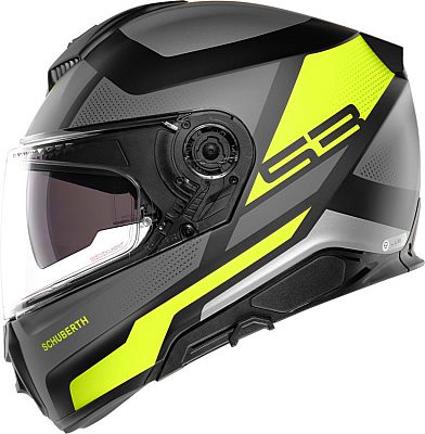 Schuberth S3 Daytona, Integralhelm - Matt Grau/Neon-Gelb/Schwarz - L (58/59) von Schuberth