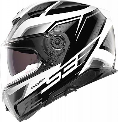 Schuberth S3 Storm, Integralhelm - Weiß/Grau/Schwarz - L (58/59) von Schuberth