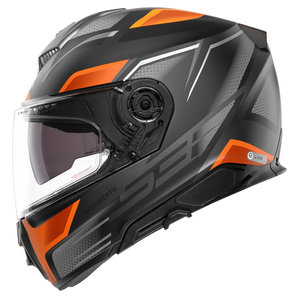 Schuberth S3 Storm Orange Integralhelm Matt Schwarz von Schuberth