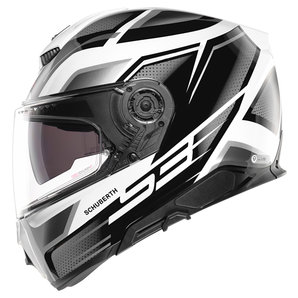 Schuberth S3 Storm Silver Integralhelm Matt Schwarz Grau Weiss von Schuberth