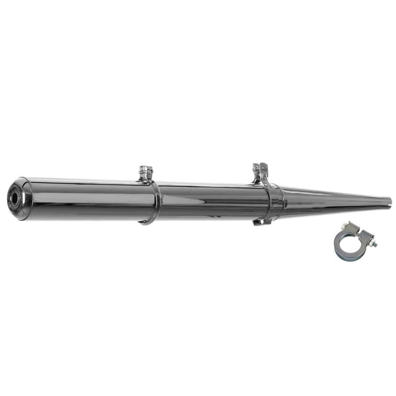 Auspufftopf vst., verchromt für SIMSON Schwalbe KR51/2 und Roller SR50, SR80 von Schwalbe