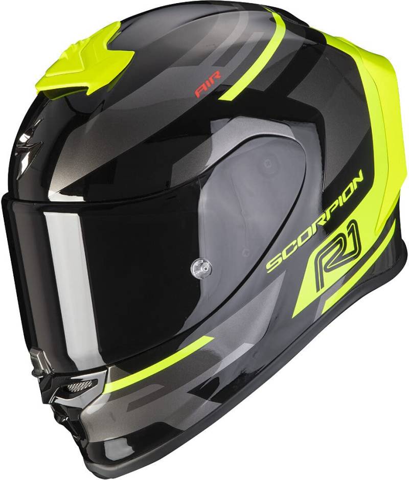 EXO-R1 AIR ORBIS Black-Neon Yellow XS von Scorpion