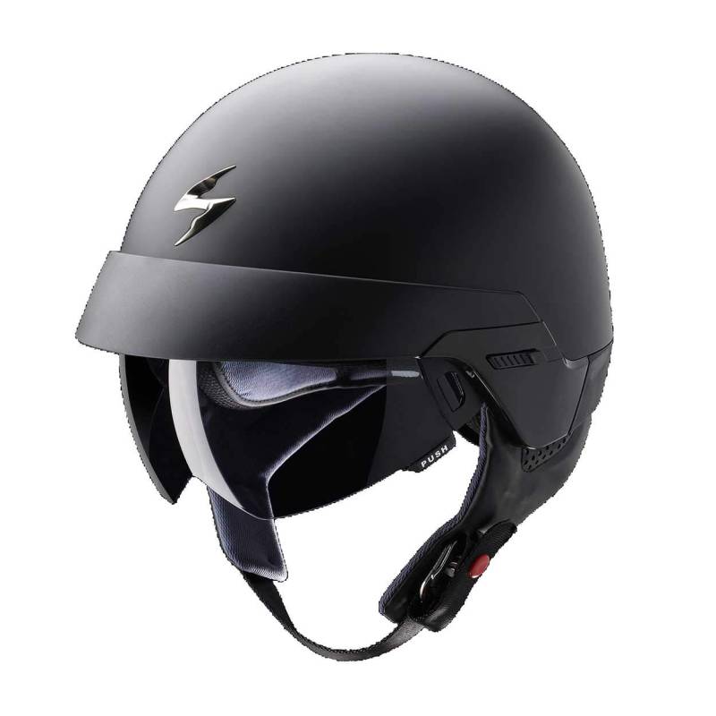 Scorpion 1325_18289 Motorradhelm Exo-100 Mat, schwarz, Größe XL von Scorpion