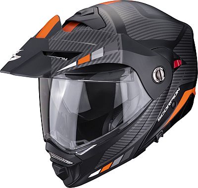 Scorpion ADX-2 Camino, Klapphelm - Matt Schwarz/Grau/Orange - S von Scorpion