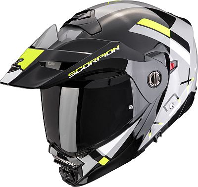 Scorpion ADX-2 Galane, Klapphelm - Grau/Schwarz/Neon-Gelb - S von Scorpion