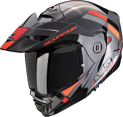 Scorpion ADX-2 Galane, Klapphelm - Silber/Schwarz/Rot - L von Scorpion