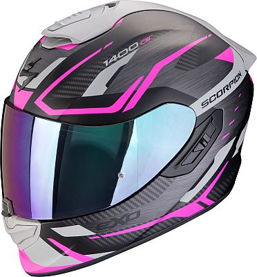 Scorpion EXO-1400 Evo Air II Accord, Integralhelm - Matt Schwarz/Pink/Grau - XS von Scorpion