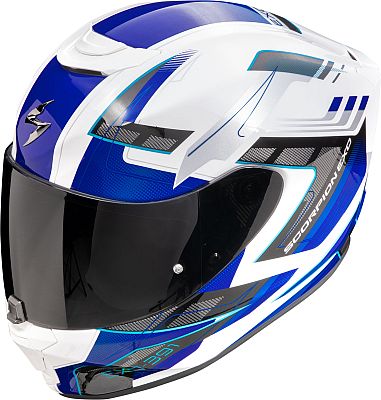 Scorpion EXO-391 Captor, Integralhelm - Weiss/Grau/Blau - XXL von Scorpion