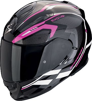 Scorpion EXO-491 Kripta, Integralhelm - Schwarz/Pink/Weiß - S von Scorpion