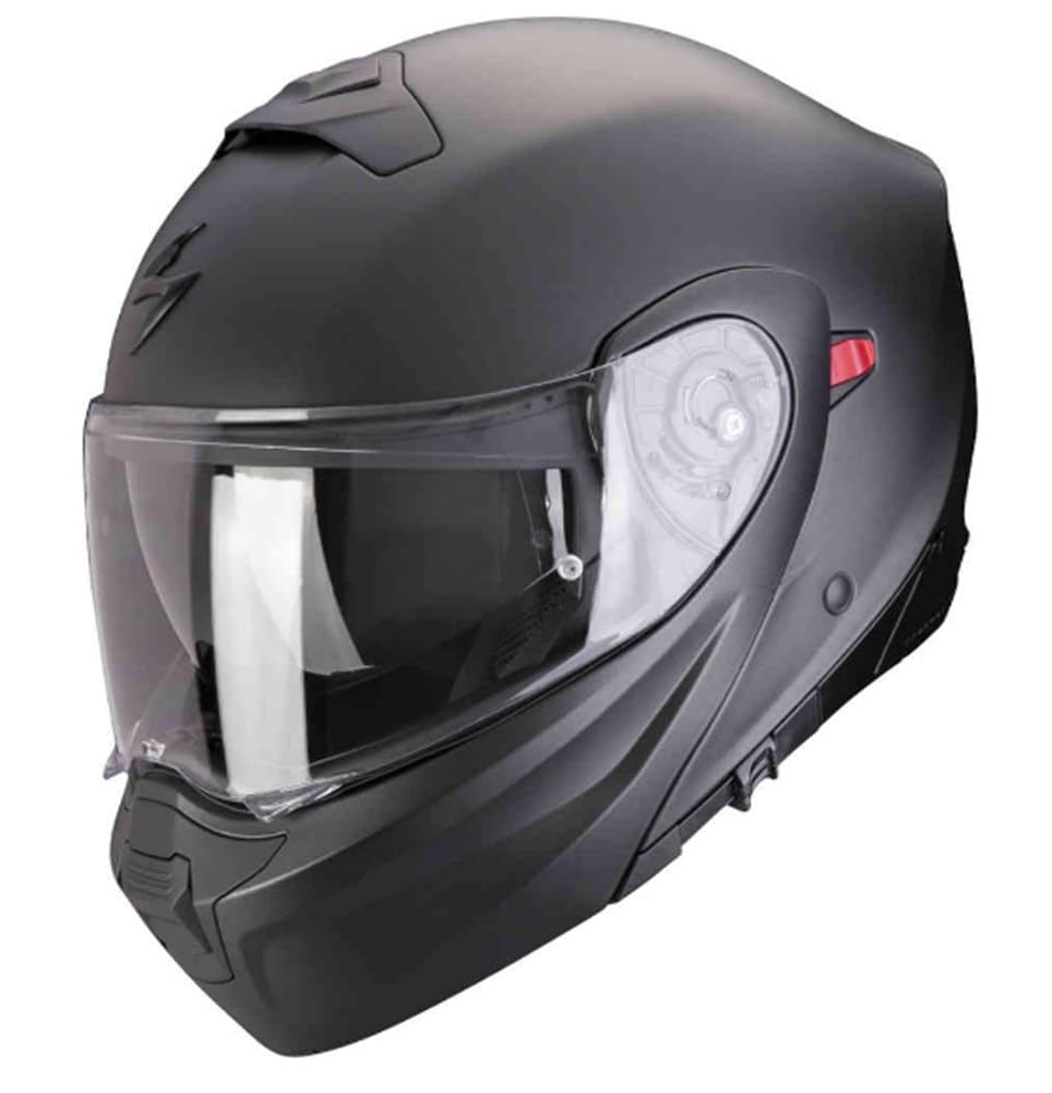 Scorpion EXO 930 Evo Solid Klapphelm, schwarz-matt, M (57/58) von Scorpion