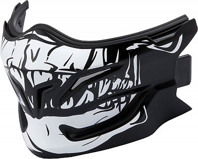 Scorpion EXO-Combat Skull, Maske - Schwarz/Weiß von Scorpion