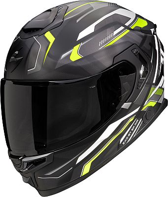 Scorpion EXO-GT SP Air Augusta, Integralhelm - Matt Schwarz/Grau/Neon-Gelb - XXL von Scorpion