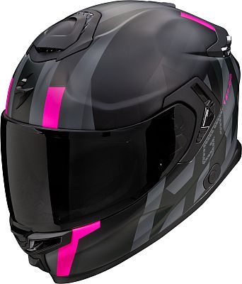 Scorpion EXO-GT SP Air Touradven, Integralhelm - Matt Schwarz/Grau/Pink - L von Scorpion