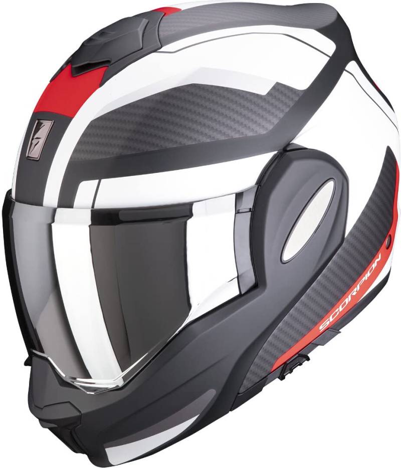 EXO-TECH Trap Matt Black-Red-White XXL von ScorpionEXO