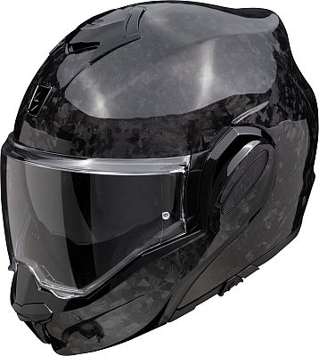 Scorpion EXO-Tech Evo Carbon Onyx, Modularhelm - Schwarz/Grau - XS von Scorpion