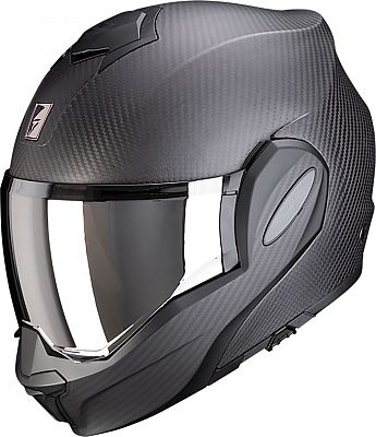 Scorpion EXO-Tech Evo Carbon Solid, Modularhelm - Matt-Schwarz - L von Scorpion