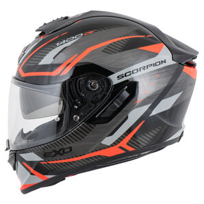 Scorpion Exo-1400 Evo II Air Accord Integralhelm Grau Rot von Scorpion