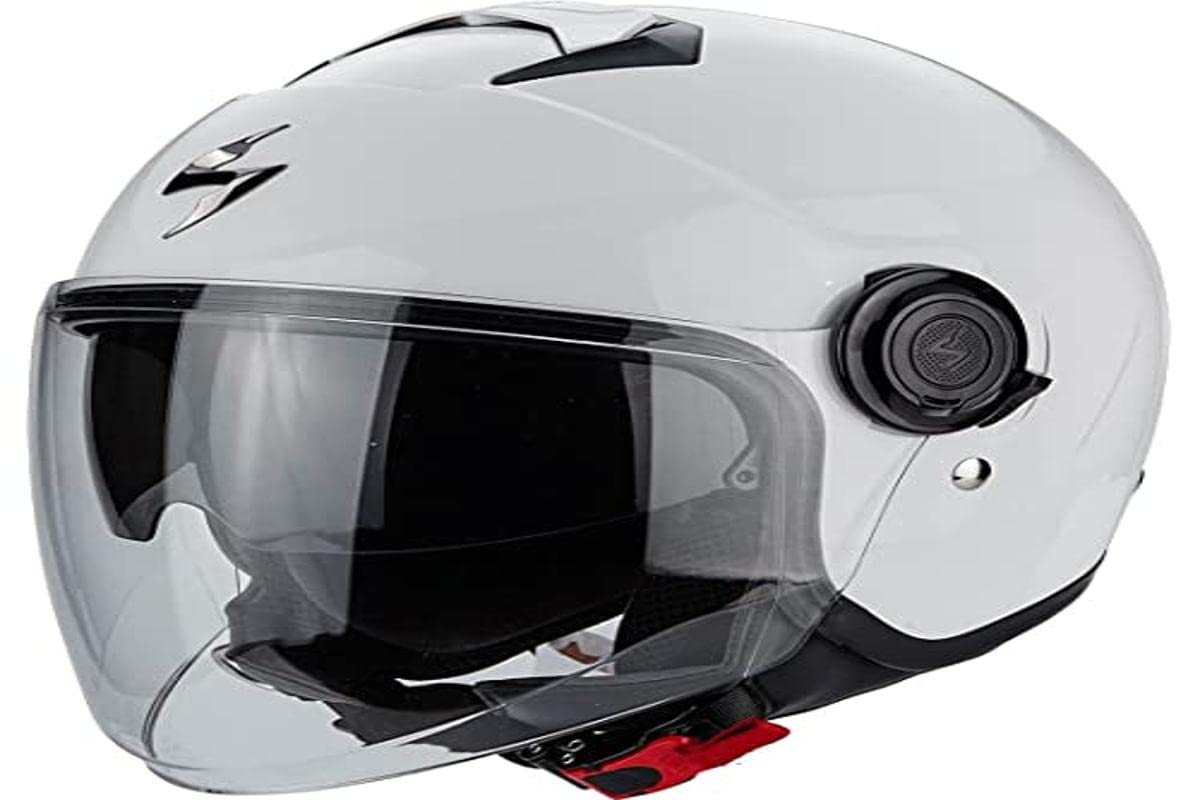 Scorpion Exo-City Solid 83-100-05-07 Motorcycle Helmet, Man, XXL, White (White) von Scorpion