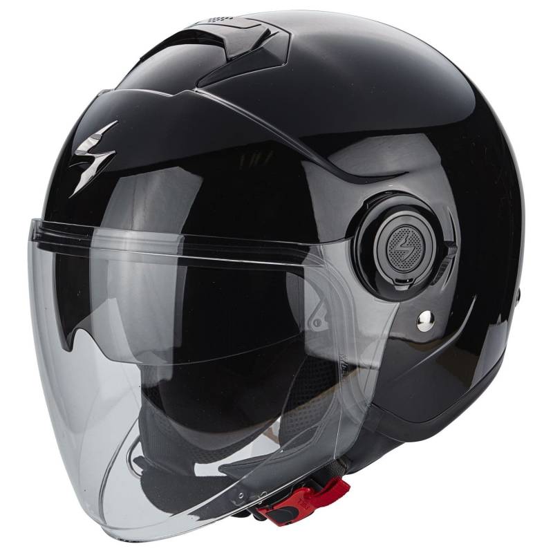 Scorpion Herren 83-100-03-02 Motorradhelm Exo City, Schwarz, XS von Scorpion