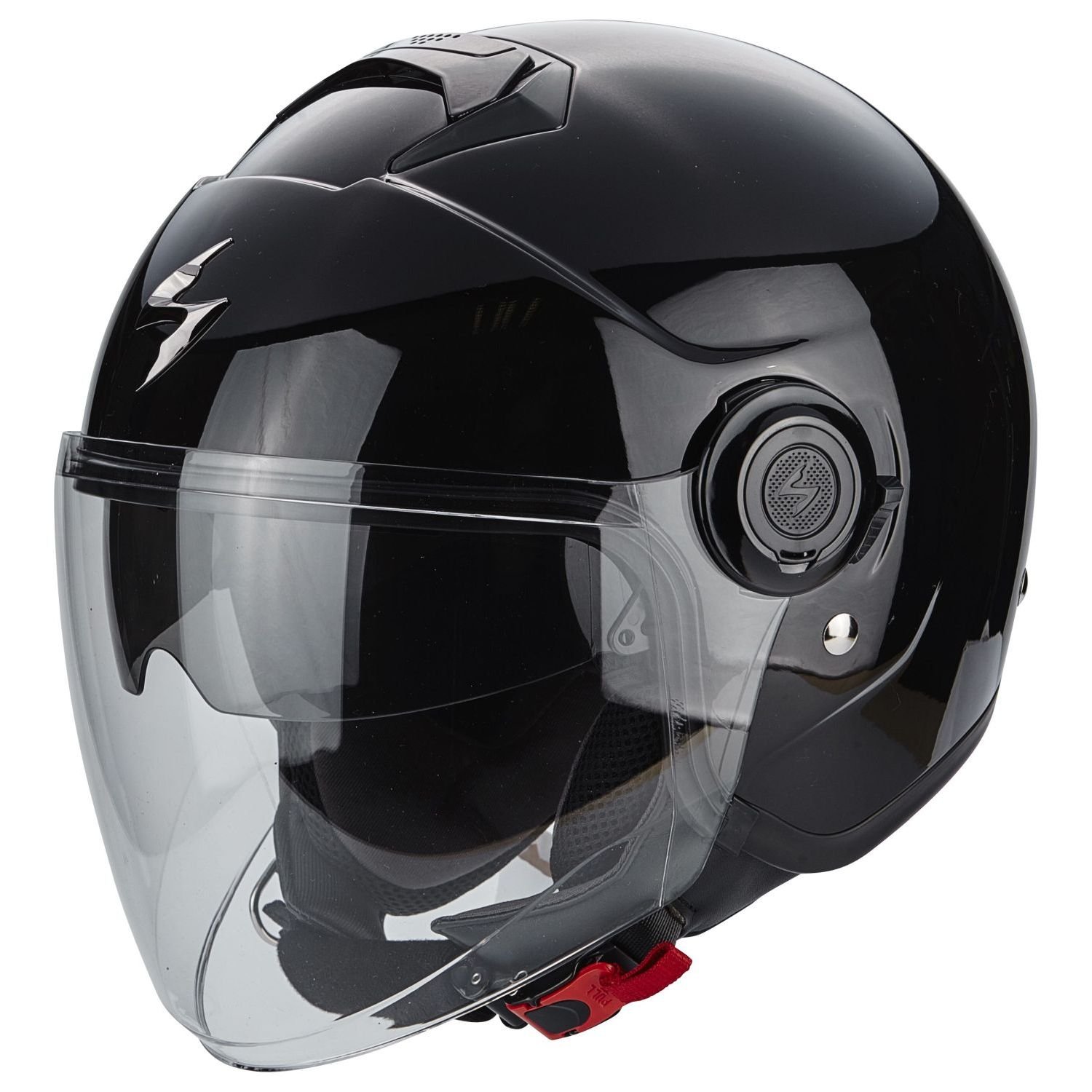 Scorpion Herren 83-100-03-03 Motorradhelm Exo City, Schwarz, S von Scorpion