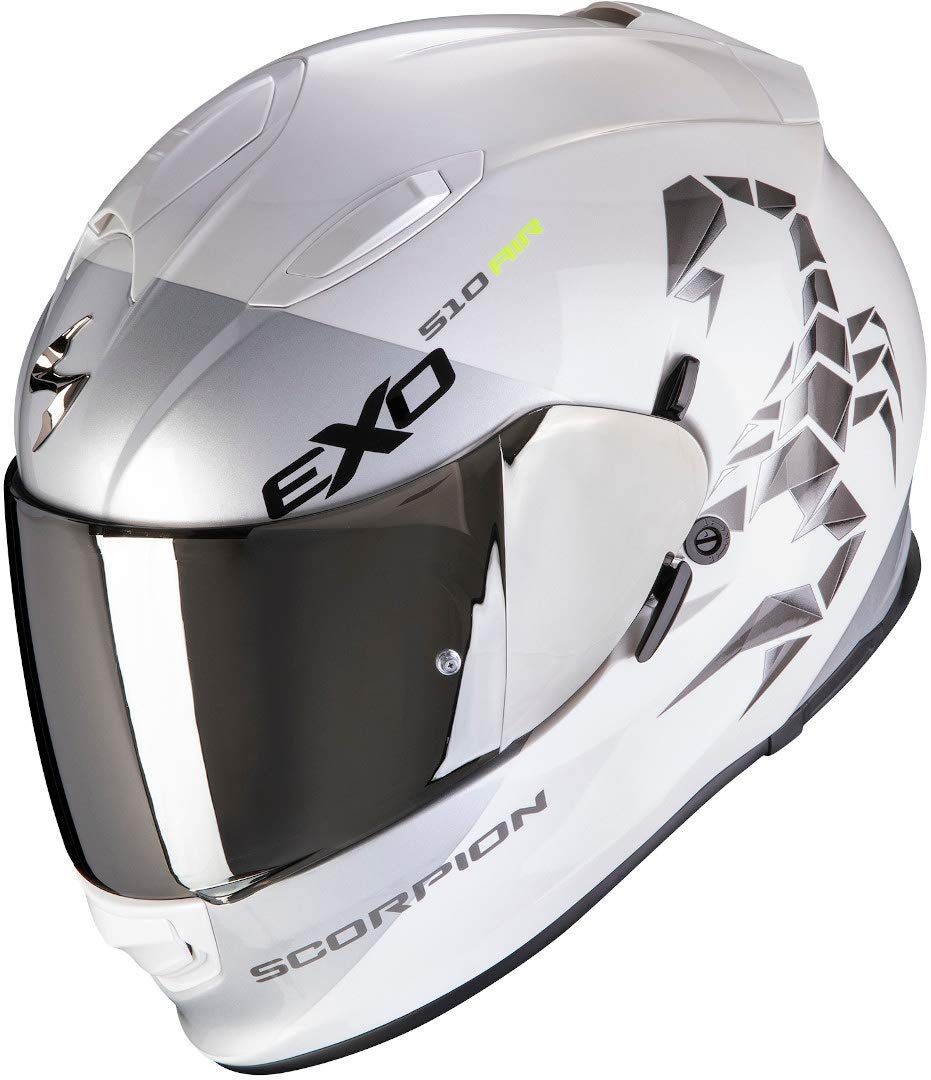 Scorpion Herren EXO-510 AIR Pique Pearl White-Silver M Motorcycle Helmets von Scorpion