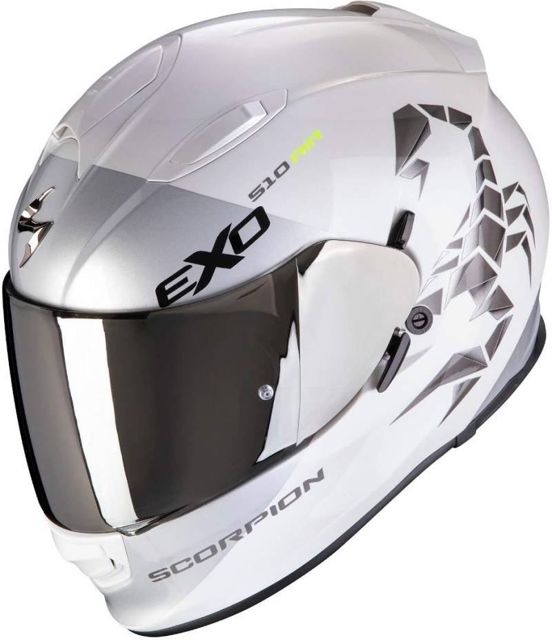 Scorpion Herren EXO-510 AIR Pique Pearl White-Silver M Motorcycle Helmets von Scorpion