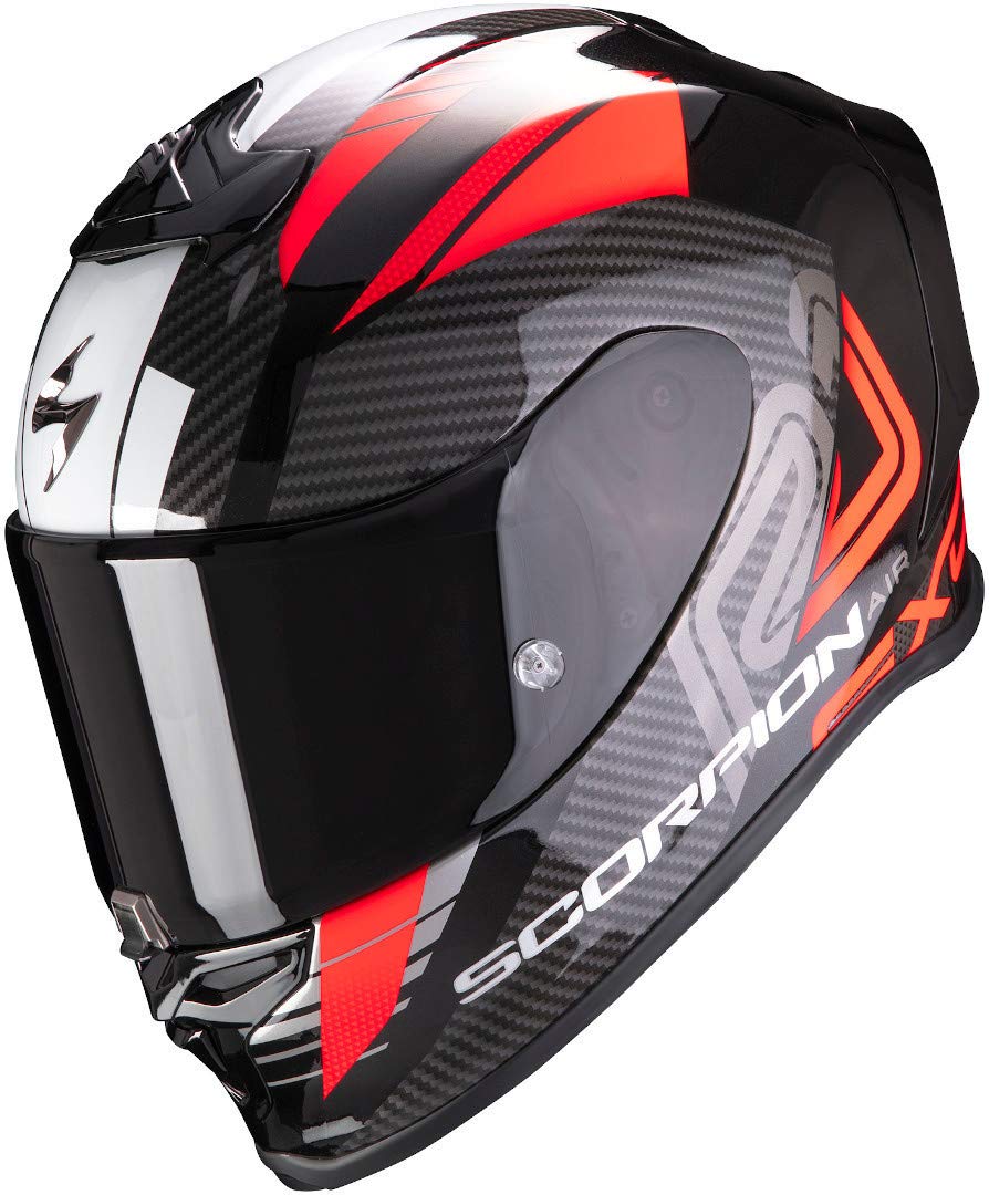 Scorpion Herren NC Motorrad Helm, Schwarz/Rot, S von Scorpion