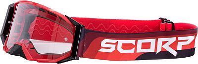 Scorpion MX S24, Crossbrille - Schwarz/Rot Klar - -64 von Scorpion