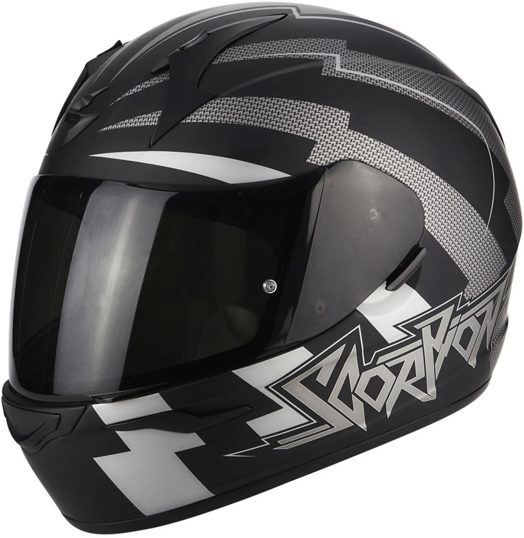 Scorpion Motorradhelm Exo 390 Patriot, Schwarz/Weiß, Größe L von Scorpion