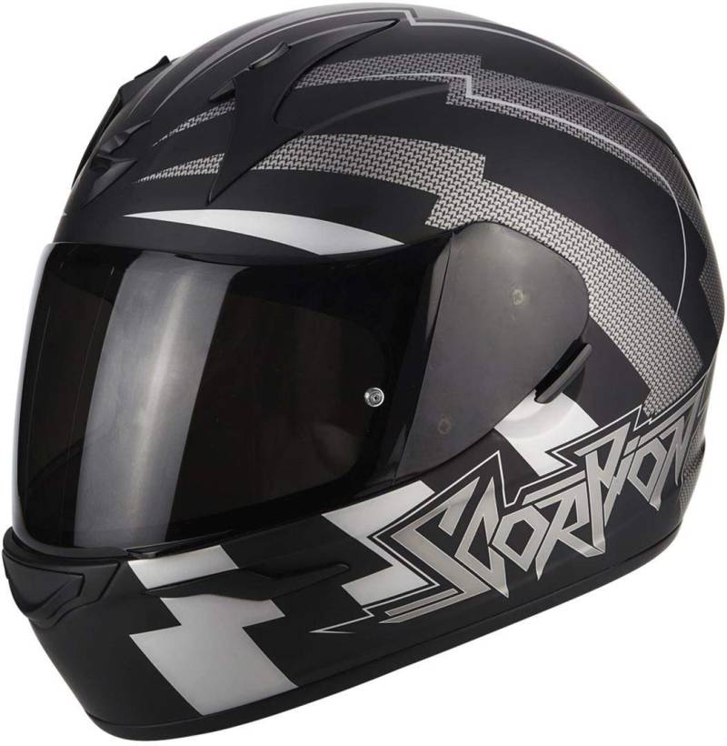 Scorpion Motorradhelm Exo 390 Patriot, Schwarz/Weiß, Größe XS von Scorpion