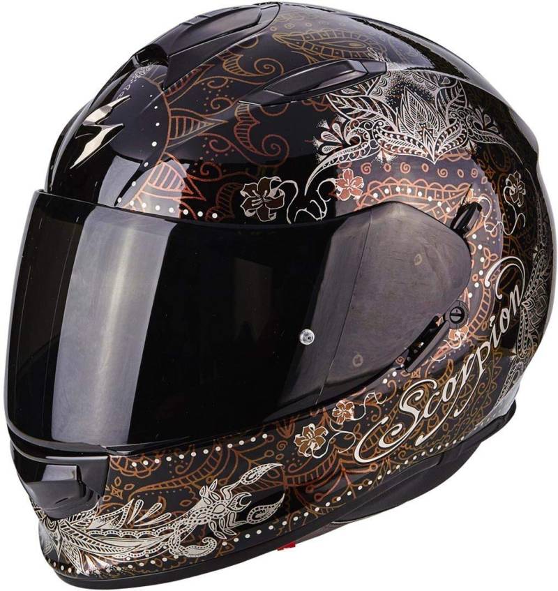 Scorpion Motorradhelm Exo 510 Air Azalea Cameleon, Größe XS 2541_26165 Noir/Marron/Rouge von Scorpion