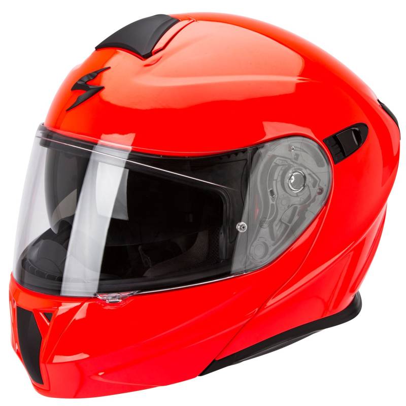 Scorpion Solid Außenschale aus Polycarbonat-Spritzguss 62 rot von Scorpion