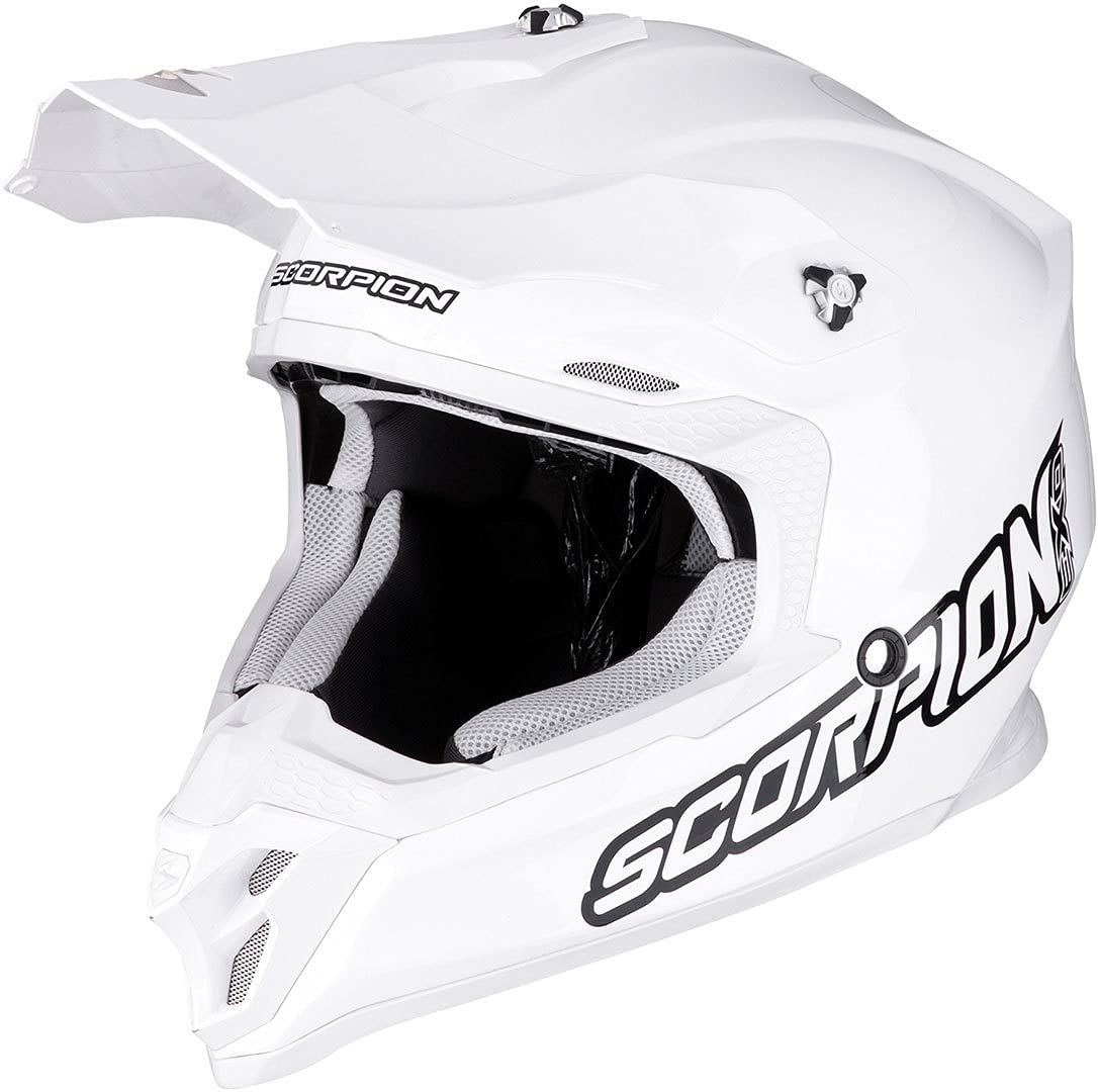 Scorpion Unisex – Erwachsene 46-100-06-02 Motorcycle Helmets, Weiß, XS von Scorpion